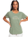 Maicë Roxy Ocean barber J Tees ERJZT05354 -GLW0, e gjelbër, S