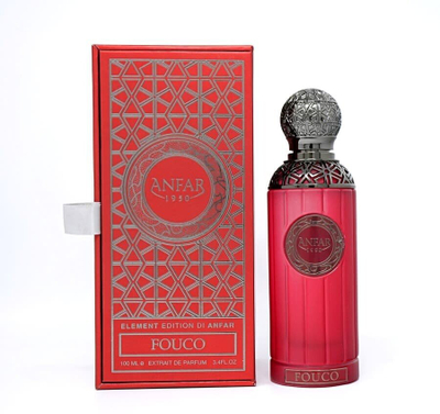 Parfum Anfar 1950 Fouco Extrait, 100ml, Elements Collection, i kuq
