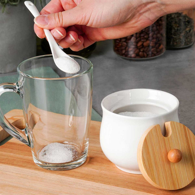Сад за шеќер Vilde Sugar Bowl, керамика, 250ml, бел