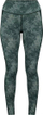 Leggins sportiv FIERCE PNTS, slim fit, shtrirje 4 drejtime, jeshil me print