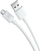 Kabllo USB 3MK Hyper, USB A në microUSB, 1.2 m, e bardhë