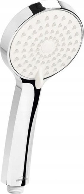 Рачен туш Invena Dafni AS-02-002-X, 3 функции, дијаметар 9 cm, хром и бела