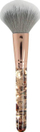 Brushë pudre Donegal Foxy Floe 4255, fibra sintetike, dorezë transparente, rozë ari