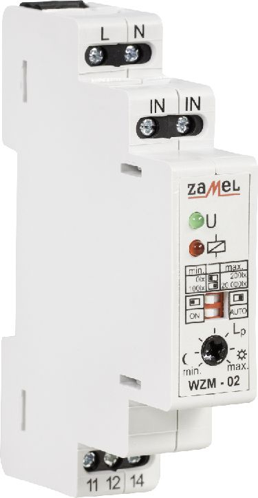 Çelës muzgu Zamel WZM-02, 230V AC, për panel, pa sondë