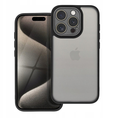 Mbulesë telefoni OEM VARIETE për iPhone 17 Pro, me xham te kamera, e zezë