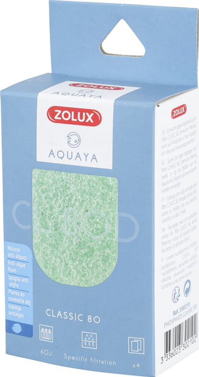 Filtër fosfatesh për akuarium Zolux Aquaya Phosphate Insert Classic 80