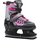 Patina inline Enero PRO LED 4 në 1, të rregullueshme 30-33, me LED, rozë me të zezë