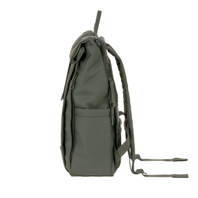 Çantë shpine Lassig Rolltop Backpack, për prindër, e gjelbër olive
