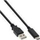 Kabllo USB InLine USB-A në USB-C 3m, USB 2.0, e zezë