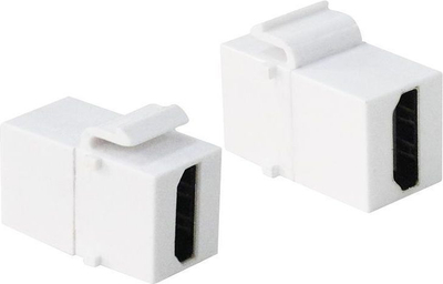 Përshtatës LogiLink HDMI Female/Female, i bardhë