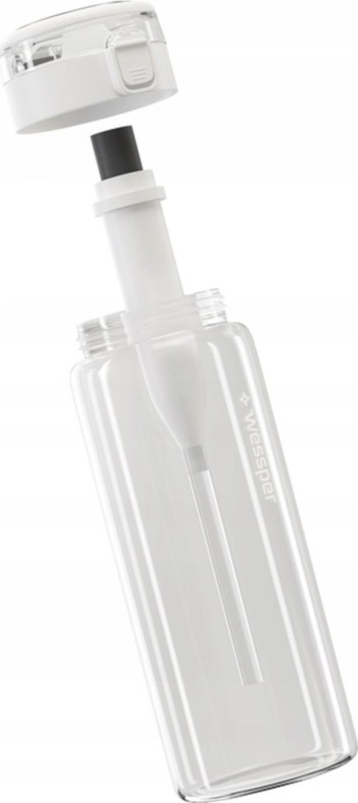 Shishe filtruese uji Wessper ActiveMax Clarti Glass, 680ml, xham borosilikat, 3 filtra, transparente