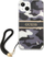 Футрола Guess GUHCP13MKCABBK за iPhone 13 6.1\", тврдa, со ремен, црна