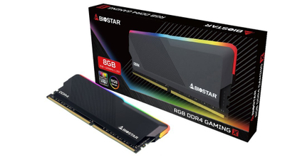 Ram Biostar Gaming X RGB, 8GB, DDR4, 3200 MHz, e zezë