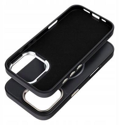 Mbulesë telefoni OEM FRAME MAG për iPhone 14 Pro, me MagSafe, e zezë