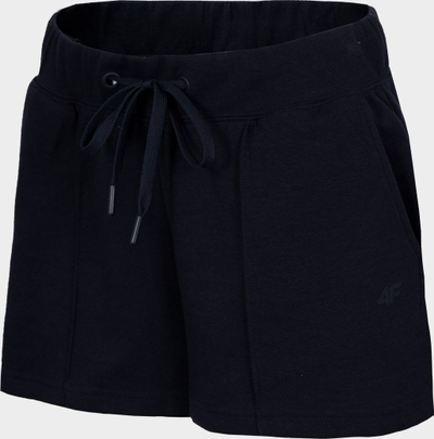 Shorce sportive 4F H4L22 SKDD017, Regular Fit, me bel elastik, blu e errët