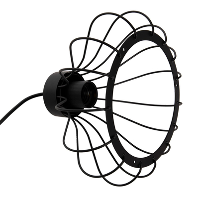 Llambë e varur tavani Φ23x122Hcm (HM4114), zezë