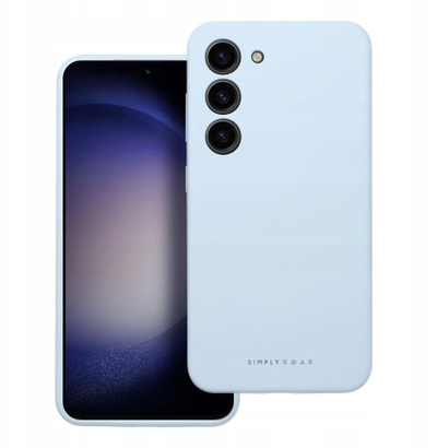 Mbrojtëse telefoni Roar Futera Cloud Skin për Samsung S24 FE, e hollë, blu e çelët