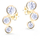 Vathë për femra Cutie Jewellery Z8030-30-10-X-1, të artë/transparent