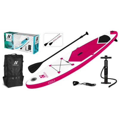 Set dërrase SUP XQMAX Honolulu, 320x76x15 cm, mban gjer në 150 kg, e kuqe
