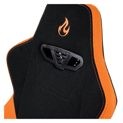 Гејминг столица Nitro Concepts S300, ергономска, црна и портокалова