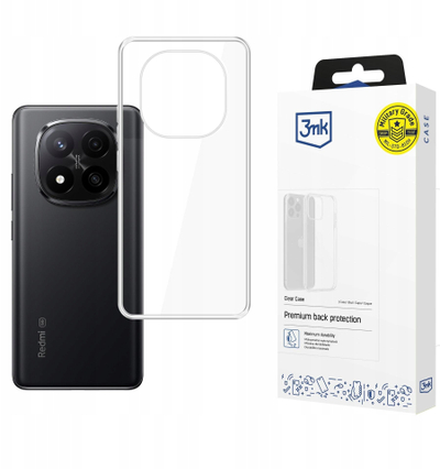 Këllëf telefoni 3mk Clear Case për Redmi Note 15 5G, 1.2mm, transparent