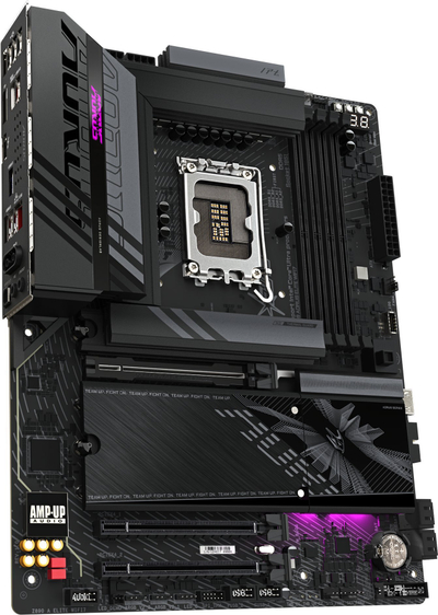 Pllakë amë Gigabyte Z890 Aorus Elite WiFi 7, DDR5, PCIe 5.0, e zezë