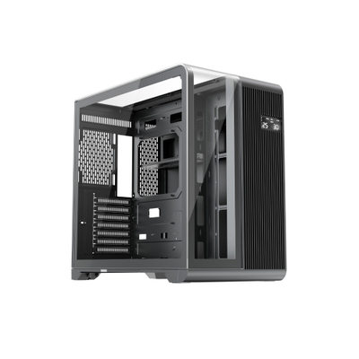 Kasa gaming 1st Player RT7, mid tower, xham i temperuar, gri e zezë