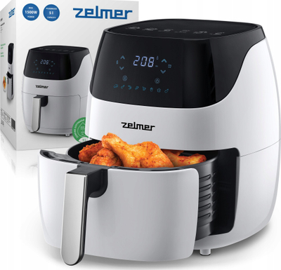 Fritezë me ajër të nxehtë Zelmer ZAF3551W, 3.5L, 1200W, e bardhë