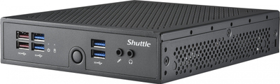 Mini PC Shuttle XPC Slim DS50U5 Barebone, Intel Core i5 1335U, 2x LAN, i zi