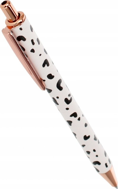 Stilolaps automatik metalik STARPAK Dalmatian B&amp;W 502015, majë topth, bardh e zi