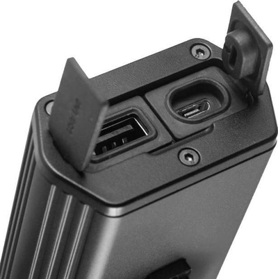 Dritë përpara biçiklete Mactronic Trailblazer, 2000 lumen, rikarikueshme me USB, e zezë