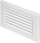 Grilë ventilimi PVC Vents Channel End, 60x120mm, e bardhë