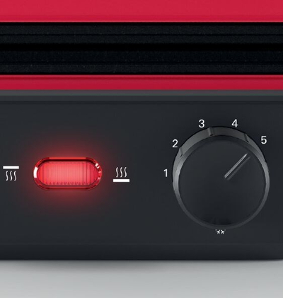 Grill elektrik Bosch TCG4104, 2000W, pllaka jo ngjitëse, i argjendtë