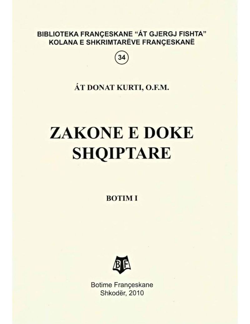 Zakone E Doke Shqiptare - Donart Kurti