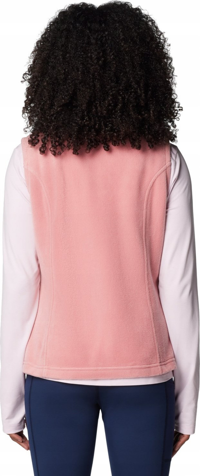 Jelek fleece Columbia Benton Springs për goca, poliester, Pink Agave rozë