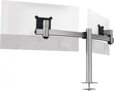 Mbajtëse tavoline për 2 monitorë Durable Pro 508623, 21"-27", deri 8 kg, argjendtë