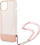 Kuti mbrojtëse Guess GUHCP14MHGCOHP për iPhone 14 Plus, 6.7", polikarbonat, rozë e tejdukshme