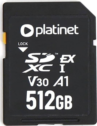 Kartë memorie SD Platinet SD7.0 SDXC ,A1 V30 (PMMSDEX7512), 512 GB