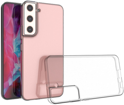 Maskë telefoni Samsung Galaxy S22 Plus, xhel TPU 0.5mm, transparente