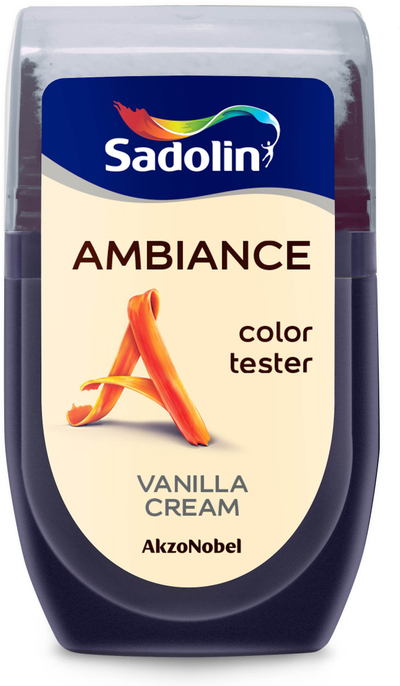 Bojë provuese Sadolin Ambiance Vanilla Cream, 30ml, ngjyrë krem