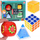 Set lodra puzzle logjike 4 në 1, antistres, shumëngjyrëshe