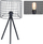 Llambë dyshemeje Home Styling Collection Loft, metal, 46cm, e zezë
