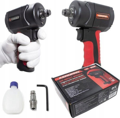 Çelës pneumatik Twin Hammer, 1/2", 1200Nm, gri