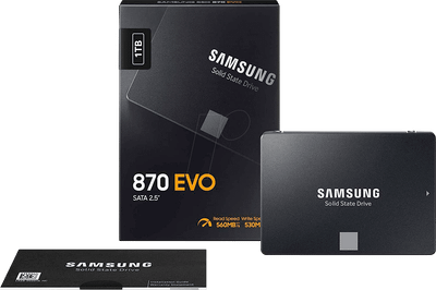Samsung 870 EVO 1TB 2.5", Internal SSD