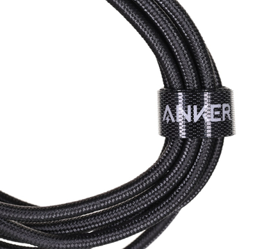 Kabllo Anker 322, USB-C me USB-C, 1.8m, e zezë