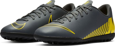 Këpucë futbolli Nike Mercurial Vapor, turf, gri me të verdhë