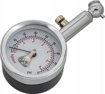 Matës presioni gomash Rockforce RF-SDG-5243, 0-6 bar, metalik