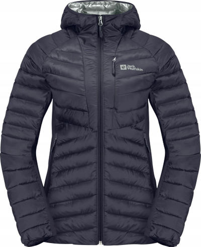 Xhaketë dimërore Jack Wolfskin Routeburn Pro Ins W, me kapuç, për femra, gri