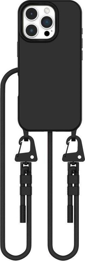 Mbrojtëse telefoni Tech-Protect Magnecklace MagSafe, për iPhone 16 Pro, me varëse, e zezë