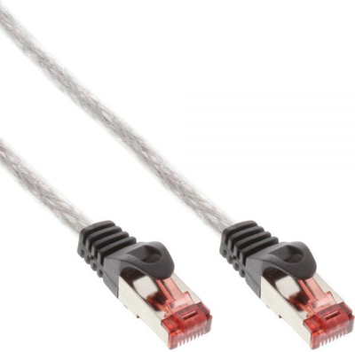 Kabllo rrjeti InLine 76433T Cat.6, S FTP, 0.3m, transparente